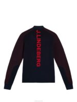 Rosa Hybrid Knit Fiery Red Women J.Lindeberg Clothing 66XF1848 - Image 7