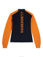 Rosa Hybrid Knit Navy Women J.Lindeberg Clothing 66XF1847 - Image 6