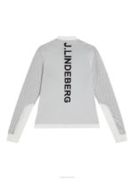 Rosa Hybrid Knit White Women J.Lindeberg Clothing 66XF1849 - Image 2