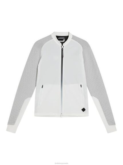 Rosa Hybrid Knit White Women J.Lindeberg Clothing 66XF1849