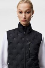 Rosetta Hybrid Jacket Black Women J.Lindeberg Clothing 66XF1922 - Image 4