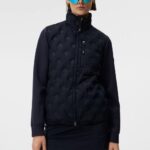 Rosetta Hybrid Jacket Navy Women J.Lindeberg Clothing 66XF1924