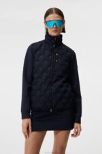 Rosetta Hybrid Jacket Navy Women J.Lindeberg Clothing 66XF1924