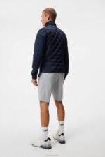 Ross Hybrid Jacket Navy Men J.Lindeberg Clothing 66XF696 - Image 2