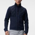 Ross Hybrid Jacket Navy Men J.Lindeberg Clothing 66XF696