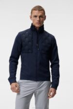 Ross Hybrid Jacket Navy Men J.Lindeberg Clothing 66XF696