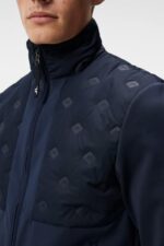 Ross Hybrid Jacket Navy Men J.Lindeberg Clothing 66XF696 - Image 5