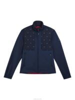 Ross Hybrid Jacket Navy Men J.Lindeberg Clothing 66XF696 - Image 6