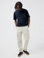 Ross Hybrid T-shirt Navy Men J.Lindeberg Clothing 66XF2144 - Image 2