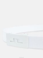 Roy Belt White Men J.Lindeberg Accessory 66XF902 - Image 2
