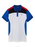Roy Slim Polo Lapis Blue Men J.Lindeberg Clothing 66XF220 - Image 5