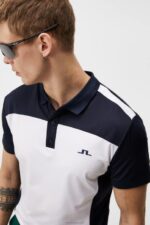 Roy Slim Polo Navy Men J.Lindeberg Clothing 66XF221 - Image 4
