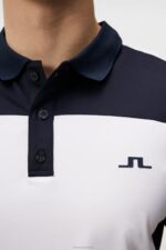 Roy Slim Polo Navy Men J.Lindeberg Clothing 66XF221 - Image 5
