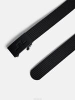 Roy Webbing Belt Black Men J.Lindeberg Accessory 66XF761