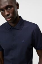 Rubi Slim Polo Navy Men J.Lindeberg Clothing 66XF955 - Image 4