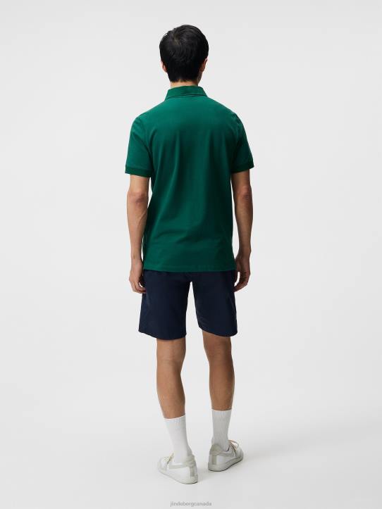 Rubi Slim Polo Rain Forest Men J.Lindeberg Clothing 66XF954 - Image 2