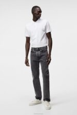 Rubi Slim Polo White Men J.Lindeberg Clothing 66XF956 - Image 3