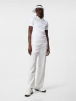 Sadine Seamless Polo White Women J.Lindeberg Clothing 66XF1501 - Image 3