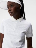 Sadine Seamless Polo White Women J.Lindeberg Clothing 66XF1501 - Image 4