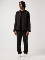 Saint Loose T-shirt Black Men J.Lindeberg Clothing 66XF2158 - Image 2