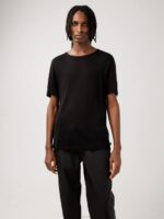 Saint Loose T-shirt Black Men J.Lindeberg Clothing 66XF2158 - Image 3
