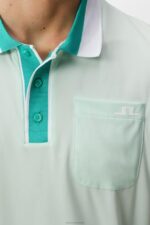 Sal Relaxed Polo Honeydew Melange Men J.Lindeberg Clothing 66XF151 - Image 4