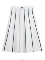 Sally Knitted Skirt White Women J.Lindeberg Clothing 66XF1560 - Image 4