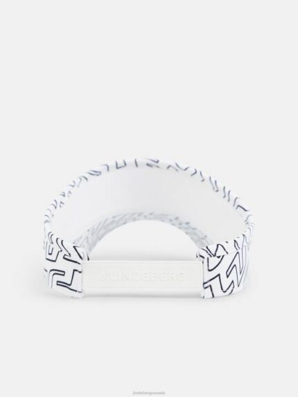 Samir Print Visor White Bridge Swirl Men J.Lindeberg Accessory 66XF860