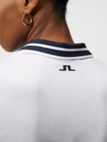 Sammy Polo Cloud White Women J.Lindeberg Clothing 66XF1517 - Image 4