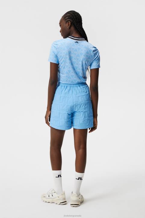 sammy_polo_little_boy_blue_women_j_lindeberg_clothing_66xf1334.jpg Sammy Polo Little Boy Blue Women J.Lindeberg Clothing 66XF1334 - Image 1