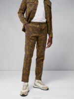 Sasha Camo-Check Pants Daylily Men J.Lindeberg Clothing 66XF2195