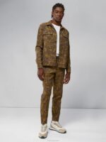 Sasha Camo-Check Pants Daylily Men J.Lindeberg Clothing 66XF2195 - Image 3
