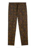 Sasha Camo-Check Pants Daylily Men J.Lindeberg Clothing 66XF2195 - Image 5