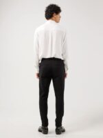 Sasha Jersey Twill Pants Black Men J.Lindeberg Clothing 66XF2566 - Image 2