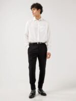 Sasha Jersey Twill Pants Black Men J.Lindeberg Clothing 66XF2566 - Image 3