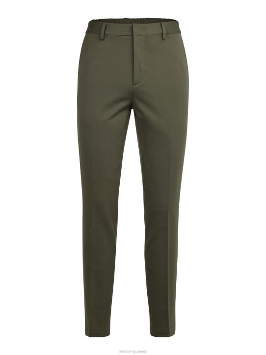 Sasha Jersey Twill Pants Deep Depths Men J.Lindeberg Clothing 66XF2562 - Image 1