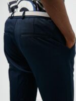 Sasha Jersey Twill Pants Navy Men J.Lindeberg Clothing 66XF2561 - Image 4