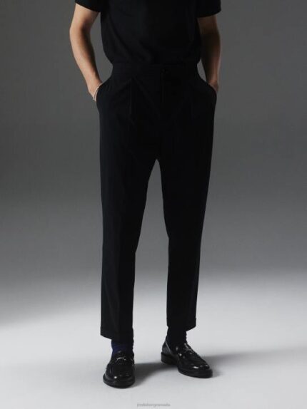 Sasha Stretch Pants Black Men J.Lindeberg Clothing 66XF2552