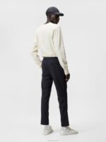 Sasha Structured 2-Tone Pants Navy Melange Men J.Lindeberg Clothing 66XF1133 - Image 2