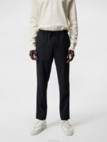 Sasha Structured 2-Tone Pants Navy Melange Men J.Lindeberg Clothing 66XF1133