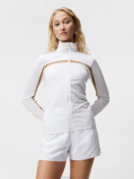 Seasonal Janice Mid Layer White Women J.Lindeberg Clothing 66XF1863