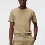 Sid Basic Cotton Tee Aloe Men J.Lindeberg Clothing 66XF947