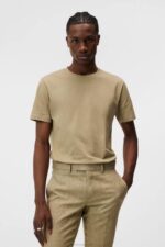 Sid Basic Cotton Tee Aloe Men J.Lindeberg Clothing 66XF947