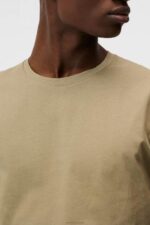 Sid Basic Cotton Tee Aloe Men J.Lindeberg Clothing 66XF947 - Image 5