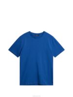 Sid Basic Cotton Tee Blue Quartz Men J.Lindeberg Clothing 66XF948 - Image 5
