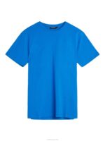 Sid Basic Cotton Tee Lapis Blue Men J.Lindeberg Clothing 66XF979 - Image 4