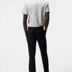 Sid Basic Cotton Tee Light Grey Melange Men J.Lindeberg Clothing 66XF978