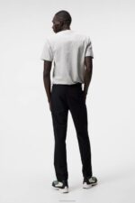 Sid Basic Cotton Tee Light Grey Melange Men J.Lindeberg Clothing 66XF978