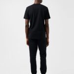 Sid Basic T-shirt Black Men J.Lindeberg Clothing 66XF985
