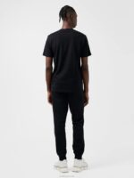 Sid Basic T-shirt Black Men J.Lindeberg Clothing 66XF985